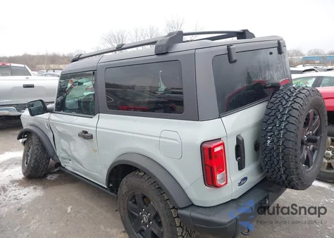 2024 Ford Bronco Black Diamond z USA, uszkodzony, nr VIN 1FMDE1AP7RLA68730